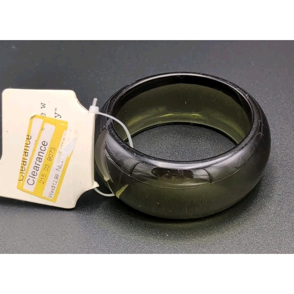 A New Day - Translucent Green Chunky Bracelet - Slip On - NEW